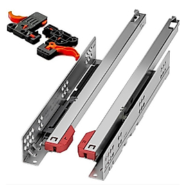 Samet Ultimate Kısmı Ray 50 cm ( Mandal Dahil ) Koli 12 Takım