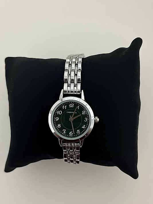Silver İçi Koyu Yeşil Saat