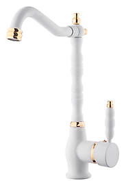 RUSTİK MUTFAK BATARYASI BEYAZ GOLD