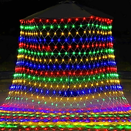 Ağ Perde Led 3x2 RGB Renk Aydınlatma Dekor Süs 8 Fonskiyonlu