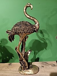 MERCAN MOBİLYA AKSESUAR, BÜYÜK LEYLEK 37 CM , Polyester Dekoratif Biblo, hediyelik eşya