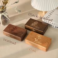 Kişiye Özel Ahşap Takı Kutusu – Lazer İşlemeli, El Yapımı Hediye Kutusu