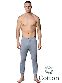 Gümüş İç Giyim 4017 Erkek İnterlok Pijama Alt Gri