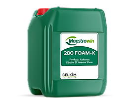 Maestrowin 280 Foam-K Renksiz, Kokusuz Köpük Sabun 20KG