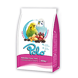 polo muhabbet kuşu yemi meyveli 400 gr