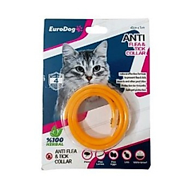 Eurogold Kedi Tasması Turuncu 40 cm