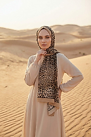 Spring Leopar Desenli Şal