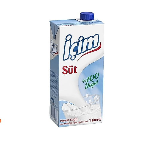 İçim Süt Yarım Yağlı 1 lt