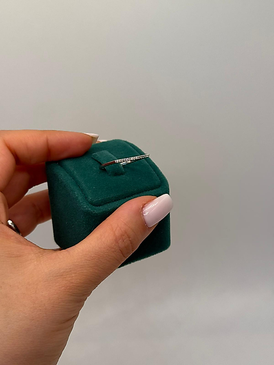 Xuping Minimal Taşlı İnce Yüzük