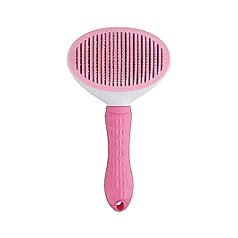 Clean Basmalı Kedi ve Köpek Tarağı Pembe