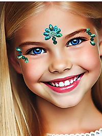 Parlak yüz taşı seti