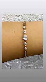 Taşlı xuping bileklik