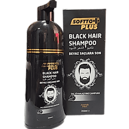 Softto Plus Saç Siyahlaştırıcı Şampuan Black Shampoo 350 ml