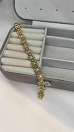 14K ALTIN KAPLAMA ÇELİK BİLEKLİK