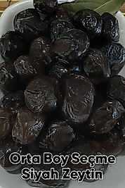Orta Boy Seçme Siyah Zeytin