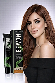 BEWON SAÇ BOYASI 100 ML (6-74 KOYU BAKIR KESTANE)
