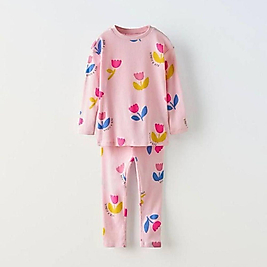 Pijama Takımı Çiçek Desen