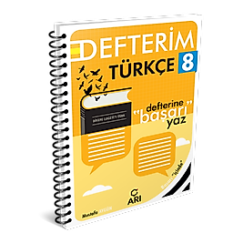 8 Sınıf Türkçemino Türkçe Defterim