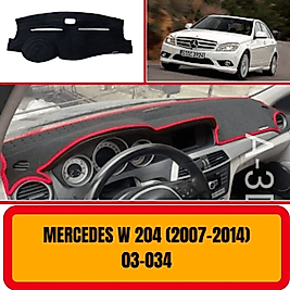 Mercedes W204  C180 2011 - 2015 Konsol Torpido 3D Koruma Koruyucu Kılıfı