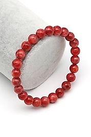 Rodonit Doğaltaş Bileklik 7 mm Küre