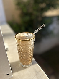 Paşabahçe soğuk kahve bardağı pipetli adet