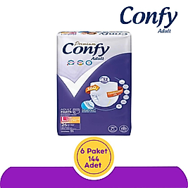 Confy Emici Külot Hasta Bezi Büyük(L) 24'lü 6 Paket