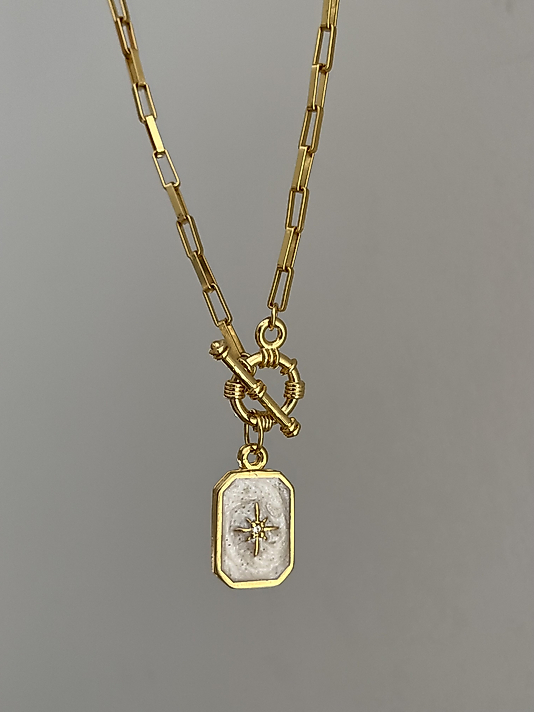 Altın Kaplama Kutup Yıldızı Kolye