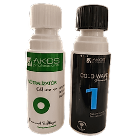 Akos Perma İlacı Set Doğal Saçlar İçin 100 Ml 100 Ml
