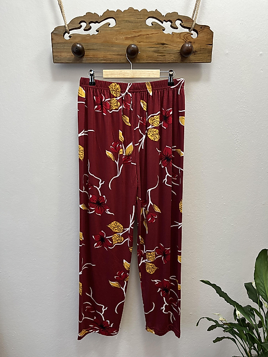 Bordo Kır Rüyası Desen Donça Serisi
