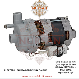Lgb-Fır ELEKTRİKLİ POMPA LGB ZF121SX 0.40HP