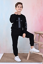 JOYWOY İKLİ ERKEK MEVSİMLİK PARİS BASKILI TAKIM