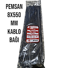 Pemsan 8x550 mm Kablo Bağı Cırt