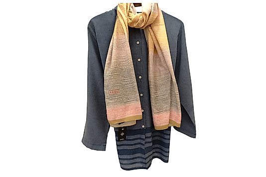 DESENLİ POLYESTER ŞAL Ebat 75 x185