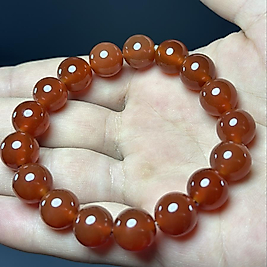 Karnelyan Akik 12mm Bileklik
