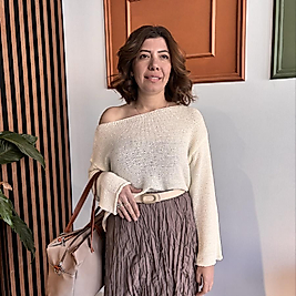 Merserize omuzu düşük standart beden ince triko