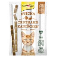 Gimcat Sticks Hindi ve Tavşan Etli Kedi Ödül 4 lü 20gr.
