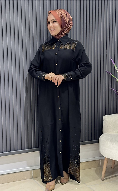 Taş Detaylı Kadın Kap