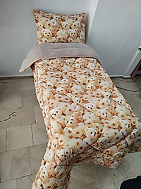 %100 PAMUK KUMAŞ 5 BOYUTLU WELSOFT UYKU SETİ BEJ YUMOŞ