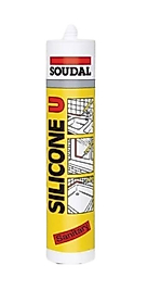 Soudal Şeffaf - Beyaz Silikon 280 Gr