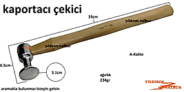 KAPORTACI ÇEKİÇ KAPORTACI ÇEKİCİ TEK TARAFLI YUVARLAK BAŞ