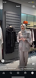 İçli dışlı üçlü  pantolonlu takım