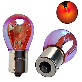 ( 2 X ADET ) 1 TAKIM RED DIADEM SİNYAL AMPULÜ 12V 93 21W (BAU15S) TEKDUY DÜZ TIRNAK