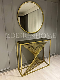 90 CM AYNA, 90X30X100 CM DRESUAR GOLD Z-16