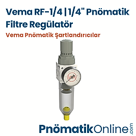 Vema RF-1/4 | 1/4" Pnömatik Filtre Regülatör