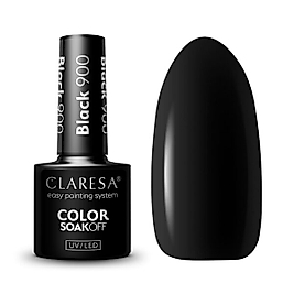Claresa BLack 900 Kalıcı Oje | 5gr | Polonya 2025 Üretimi En Yüksek Kalitede Kalıcı Oje