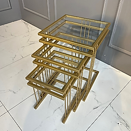 Çubuklu Zigon Çift Katman Gold