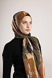 FLOOR İPEK ŞAL İTALYAN DİKİŞİ DESEN-4