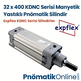 Expflex KDNC 32x400-S Manyetik Yastıklı Pnömatik Silindir