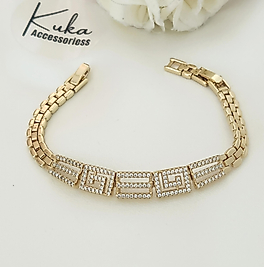 14K 5Labirent Çelik Bileklik