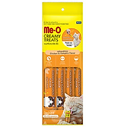 Me-O Creamy Treats Tavuk Etli ve Kabaklı Ek Besin ve Kedi Ödülü 60 Gr ( 4 x 15 Gr )